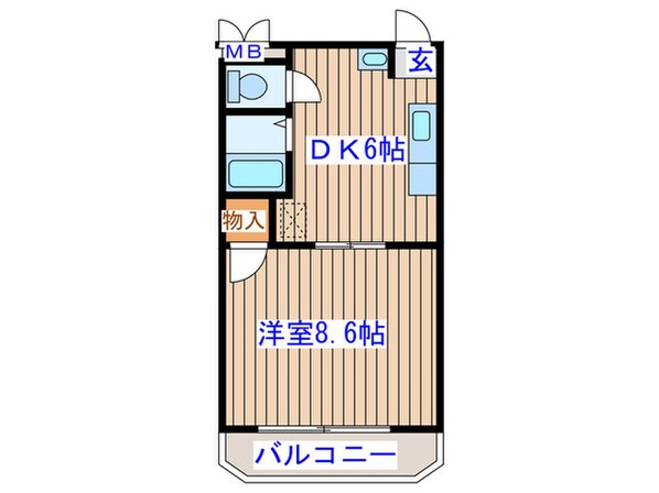 グレ－ス香澄の物件間取画像